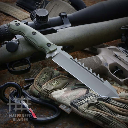 Large Survival Knife, Tanto Point