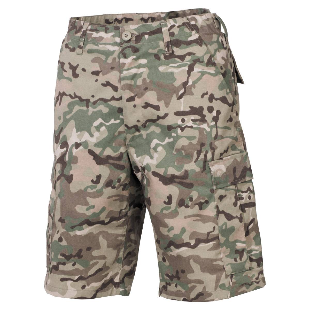 Bermudes US, BDU, opération camouflage, avec poches latérales