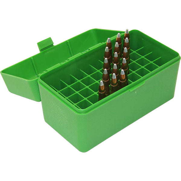 Scatola per cartucce MTM RL-50, 50x GP11, verde