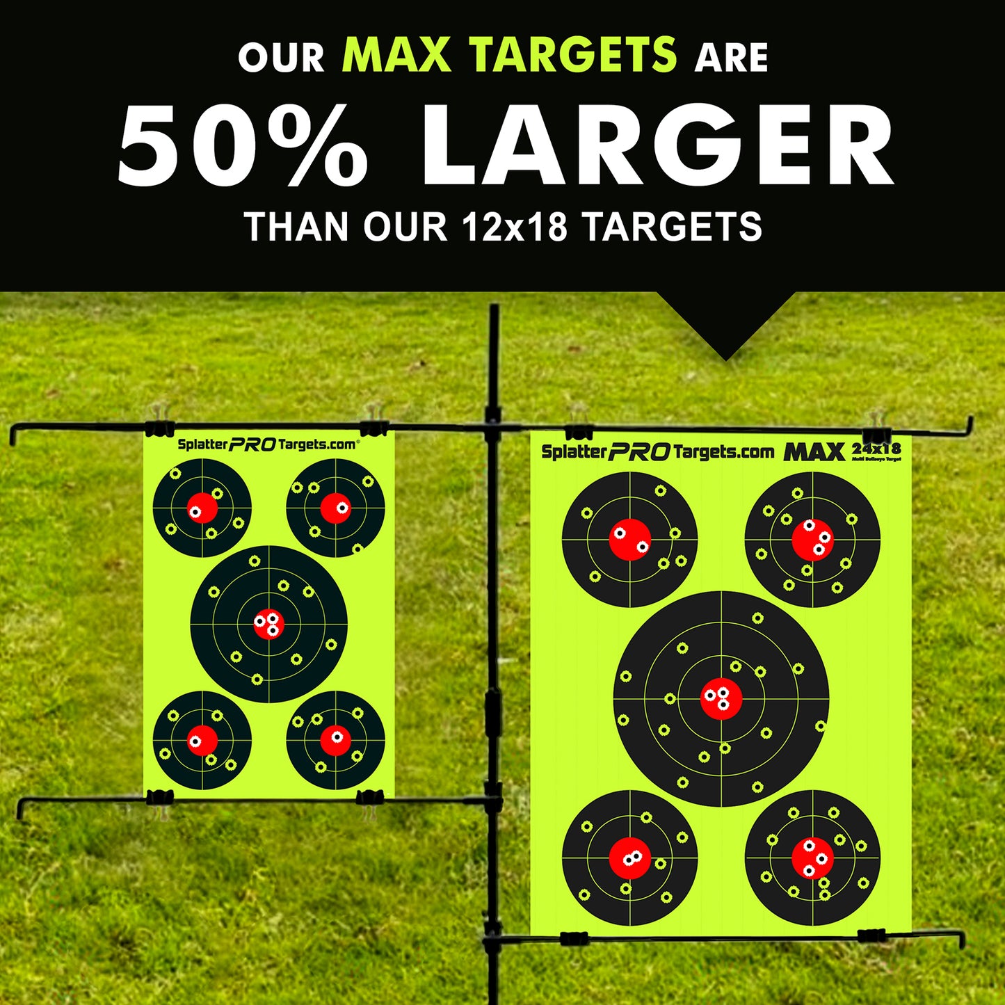 Splatter Pro Targets Zielscheiben MX 03, 60x45cm, 10er Packung
