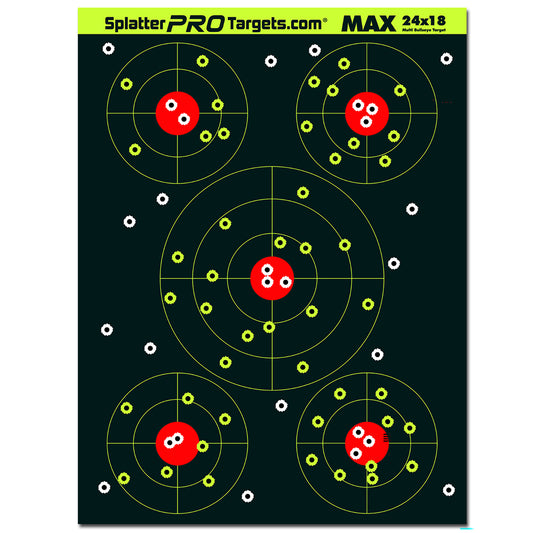 Splatter Pro Targets Bersagli MXFR 03, 60x45cm, confezione da 10