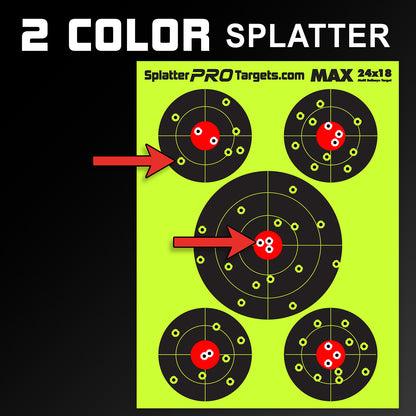 Splatter Pro Targets Zielscheiben MX 03, 60x45cm, 10er Packung
