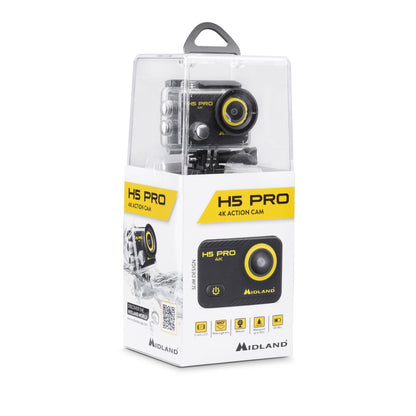 H5 Pro Action Cam 4K + Monopod + Zubehör