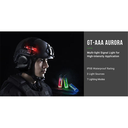 Segnale di emergenza/luce di segnalazione GT-AAA AURORA (incl. batteria)