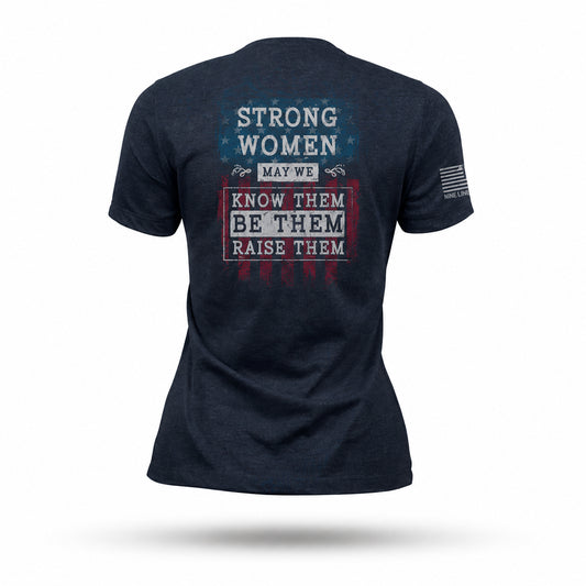 T-shirt femme Strong Women / May We