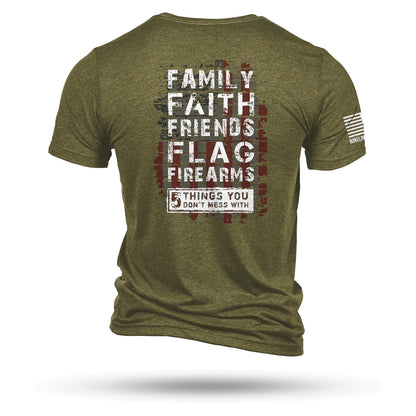 T-Shirt 5 THINGS, olive 