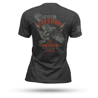 Women's T-Shirt HE HAS SET US FREE