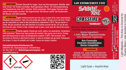 Spray al peperoncino MK-3 CROSSFIRE, getto, 45ml