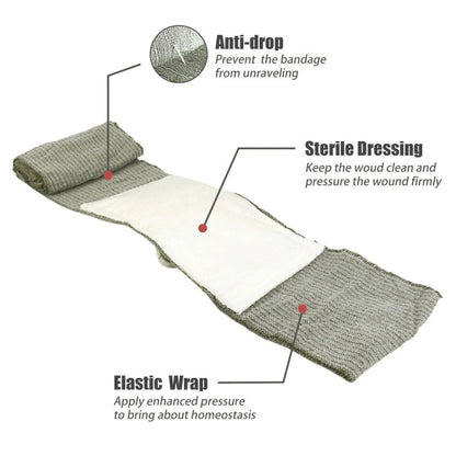 Bandage d'urgence 4" (bandage compressif israélien)