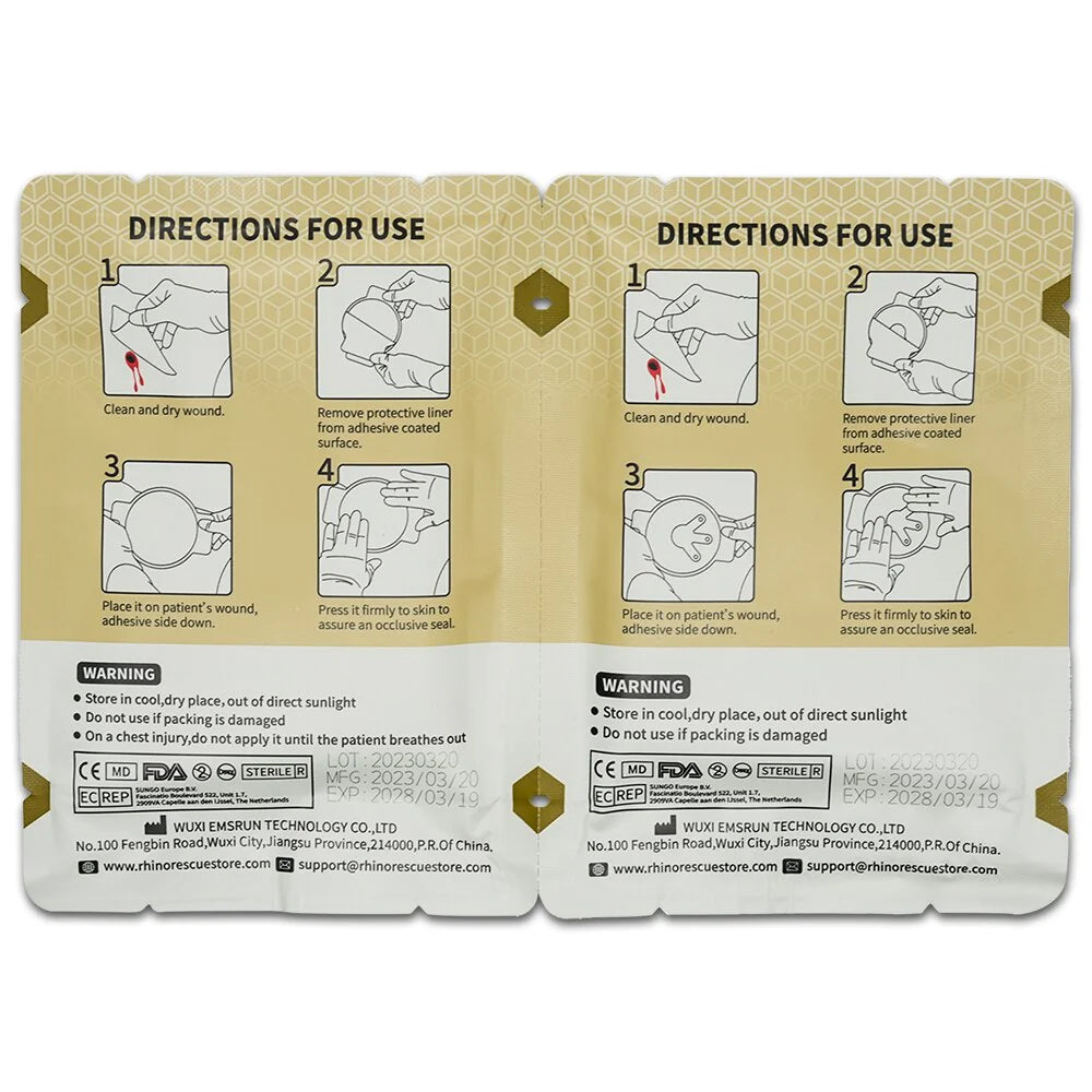 Chest Seal & Chest Seal Vented (Set)