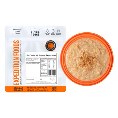 Rice Pudding with Cinnamon (450 kcal) [Vegetarian & Gluten Free]