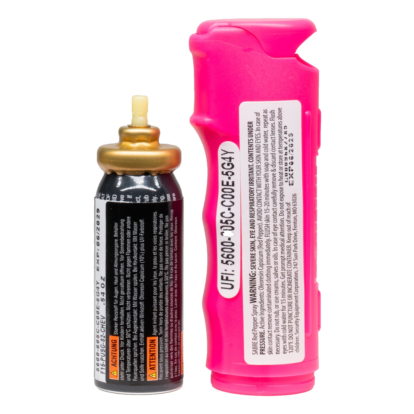 Spray al peperoncino F15 GEL AL PEPE, rosa, 15 ml