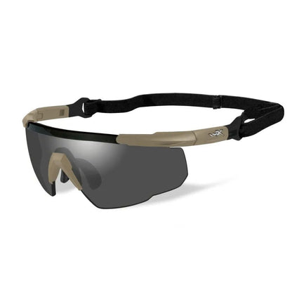 Occhiali da sole WILEY-X SABER ADVANCED, kit di tre lenti, grigio/trasparente/arancione brillante, mimetico opaco