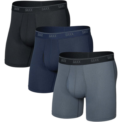 Quest Quick-Dry Mesh Boxer Brief Fly (3er-Pack)