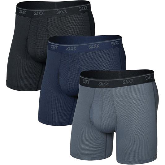 Quest Quick-Dry Mesh Boxer Brief Fly (3er-Pack)
