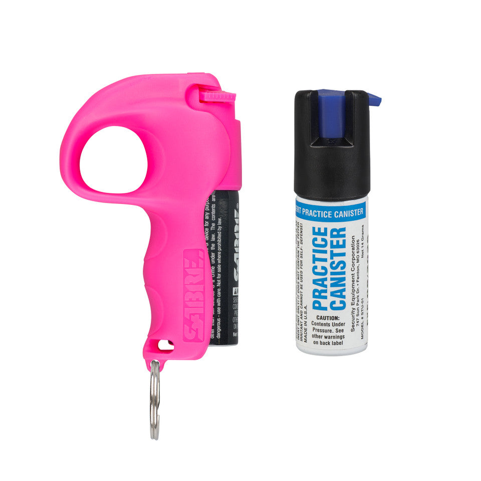 Pfefferspray m. Haltegriff & Übungsspray