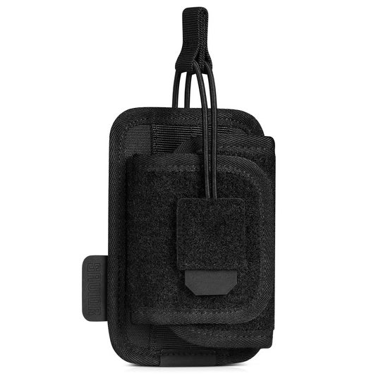 Universal Pistol Holster w/ Hook Backing, Black