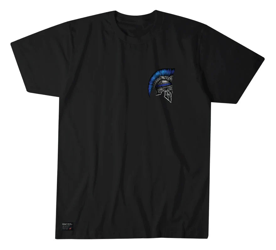 Maglietta SPARTAN BLUE, nera