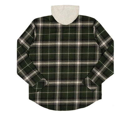 Flanella STOCKADE, verde/nero 
