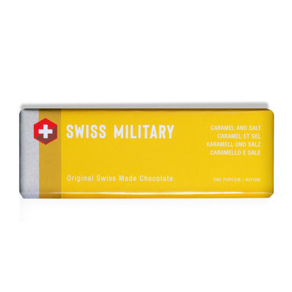 Swiss Military Schokolade Karamell und Salz, 50g