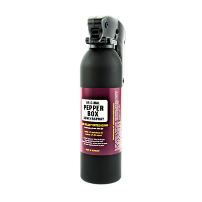 TW1000 / Bombe aérosol au poivre PEPPER-BOX, modèle RSG8FSNB Pro, 400 ml, (jet liquide, ininflammable)