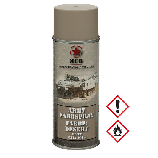 Colore spray militare, DESERT, opaco, 400 ml