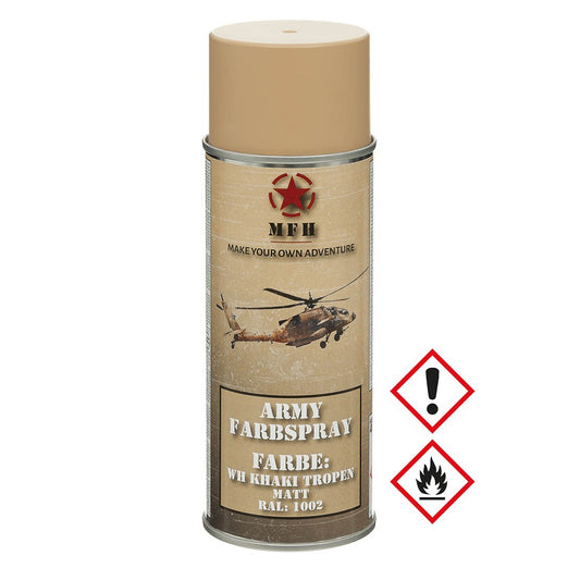 Colore spray militare, WH KHAKI TROPICAL, opaco, 400 ml