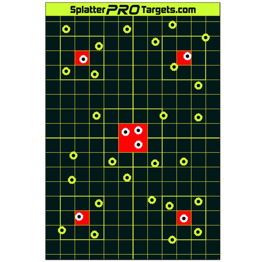 Splatter Pro Targets Bersagli UB 02 18, 45x30cm, confezione da 10