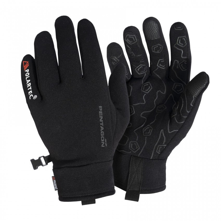 Guanti Ursus Power Stretch Polartec, neri
