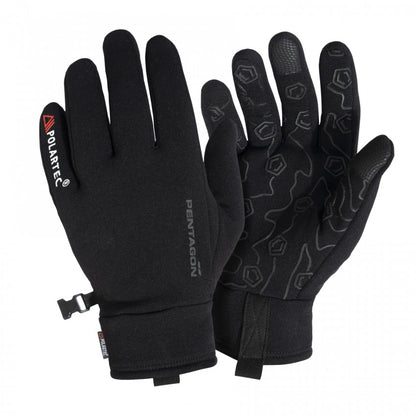 Guanti Ursus Power Stretch Polartec, neri