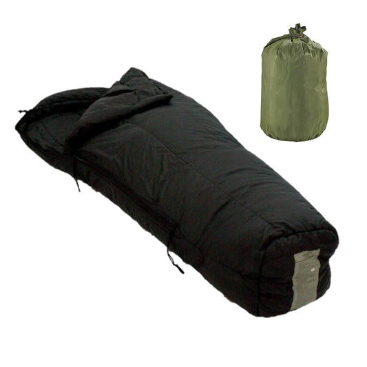 Original US-Army Schlafsack Sleeping Bag Intermediate Cold, X-Long Length, black