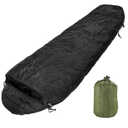 Original US-Army Schlafsack Sleeping Bag Intermediate Cold, X-Long Length, black