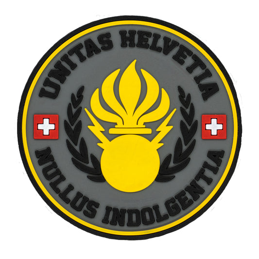 Morale Patch Klettabzeichen UNITAS HELVETIA - NULLUS INDULGENTIA