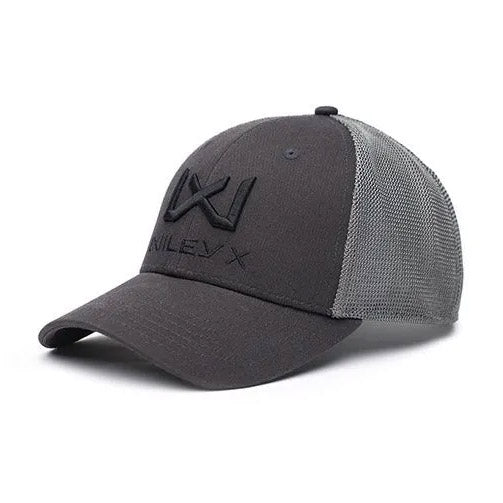 Cappellino da camionista grigio scuro nero WX/Wiley X