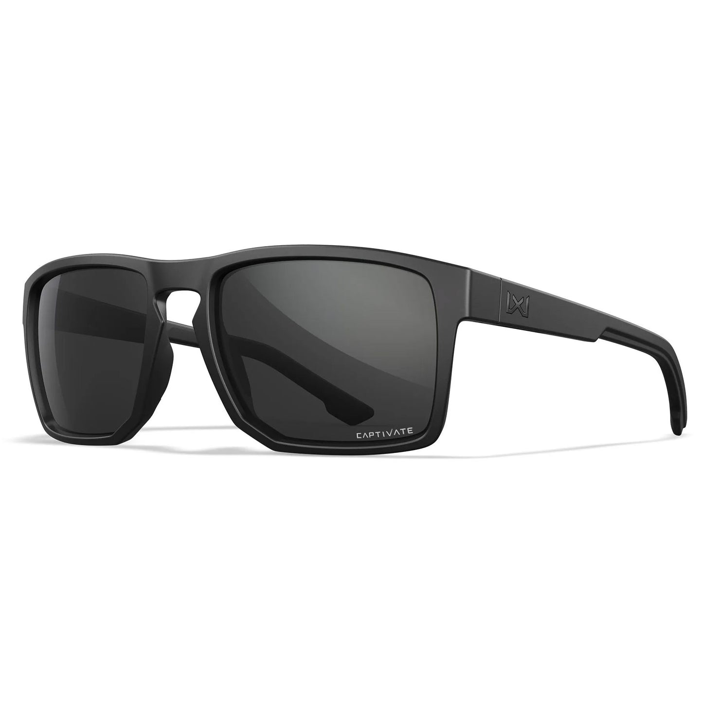 WX FOUNDER Lenti: CAPTIVATE™ grigio, Montatura: nero opaco