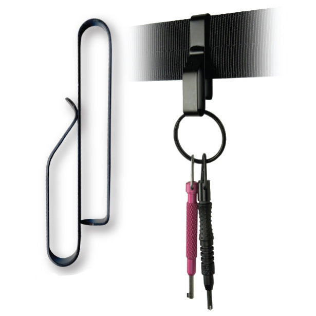 Low Profile Schlüsselringhalter ZT52, Black