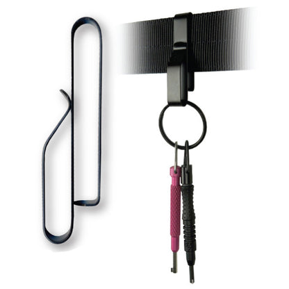 Low Profile Schlüsselringhalter ZT52, Black