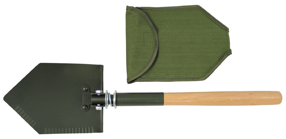 Vanga pieghevole, manico in legno, "Deluxe", 2 parti