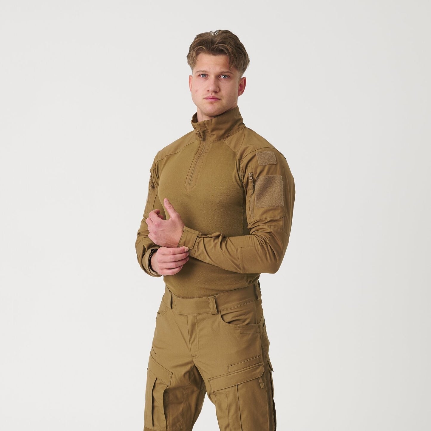 CHEMISE DE COMBAT MCDU NYCO RIPSTOP, RAL 7013/vert olive