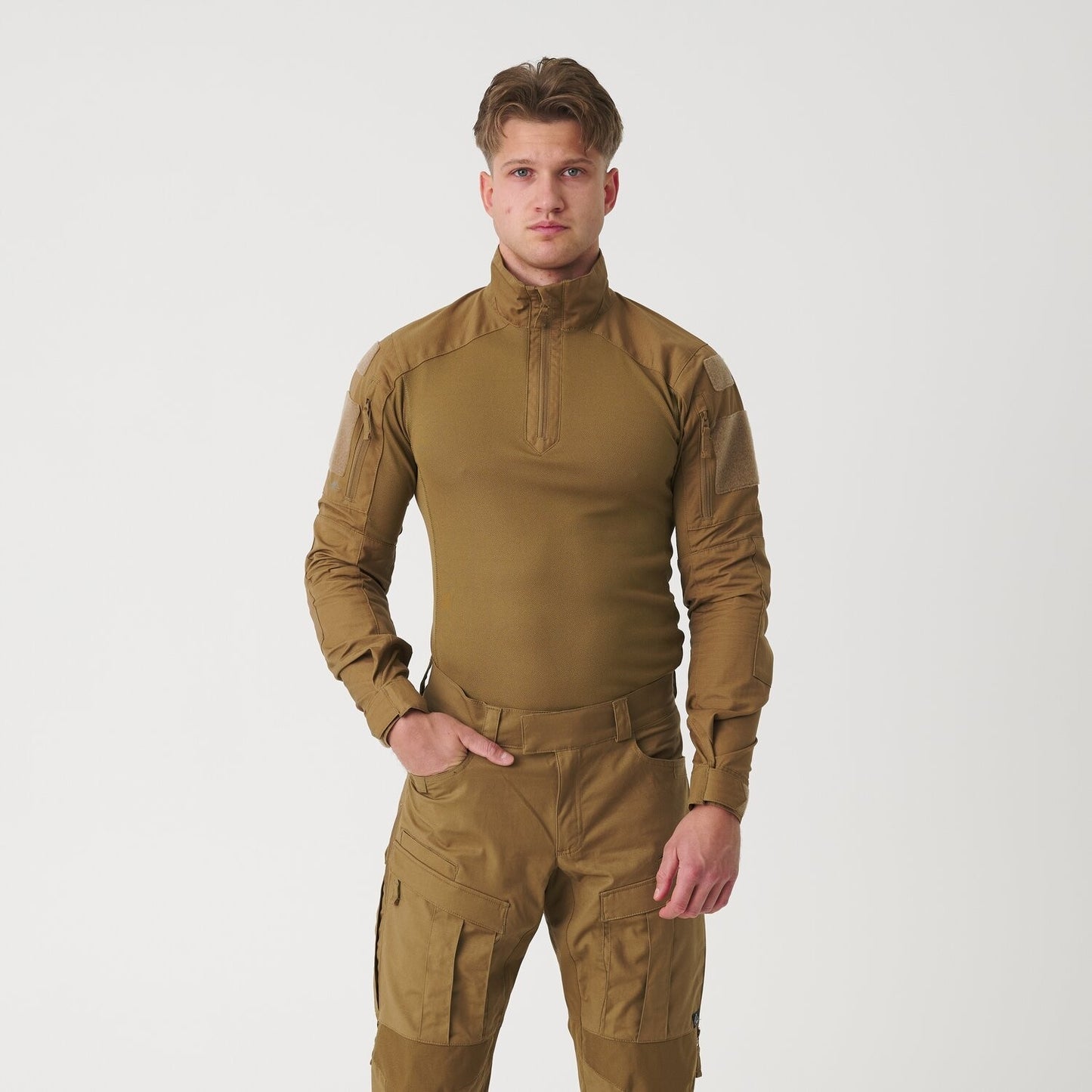 CHEMISE DE COMBAT MCDU NYCO RIPSTOP, RAL 7013/vert olive