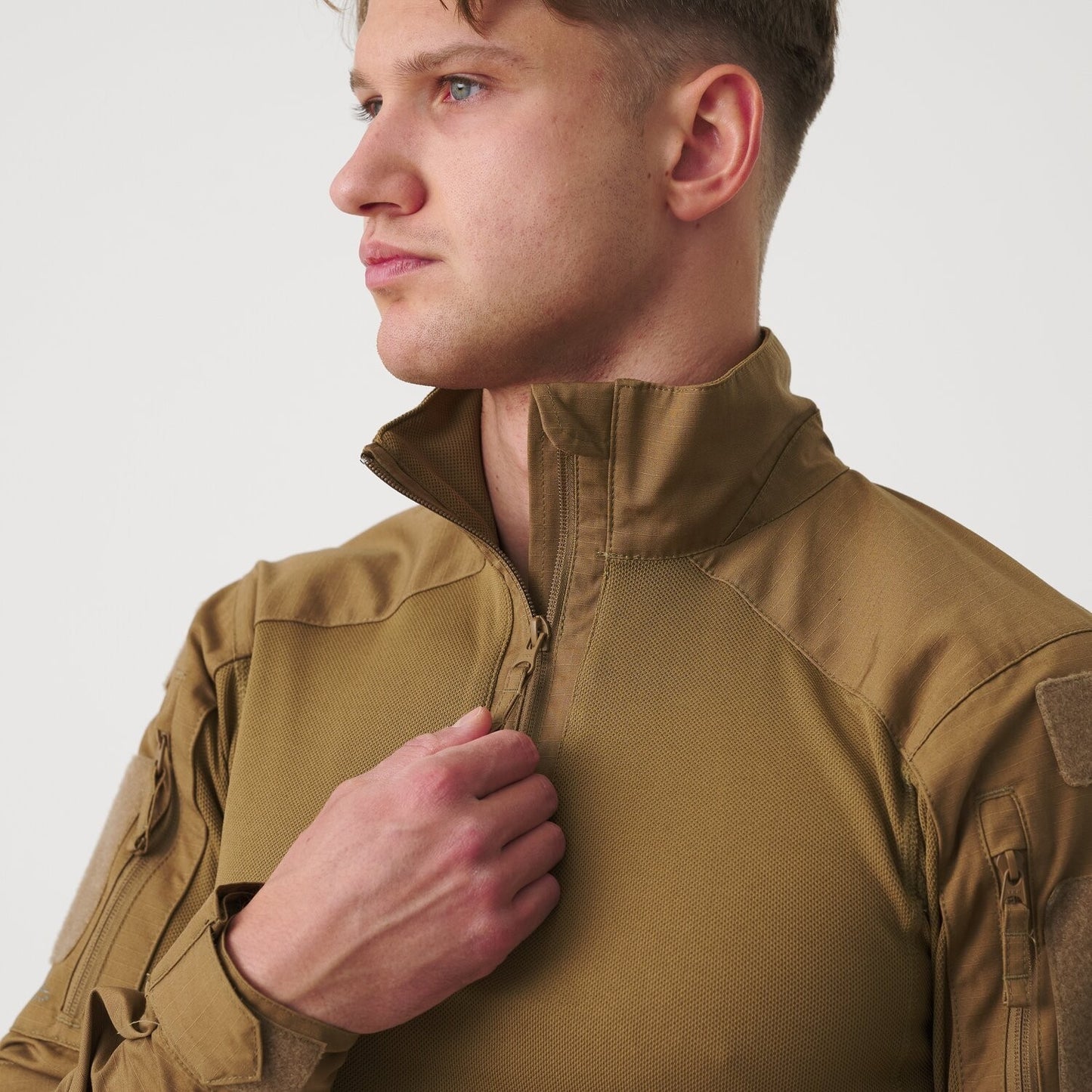 CHEMISE DE COMBAT MCDU NYCO RIPSTOP, RAL 7013/vert olive