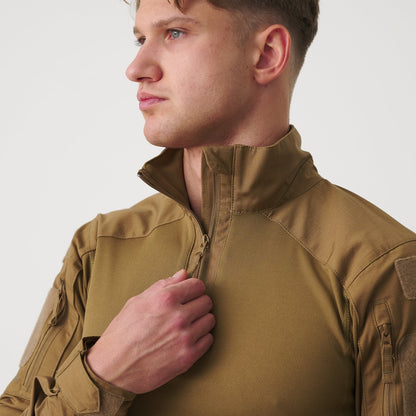 CHEMISE DE COMBAT MCDU NYCO RIPSTOP, RAL 7013/vert olive