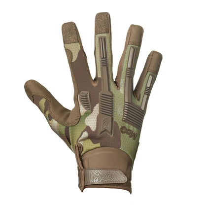 Gants tactiques TARGET HAUTE ABRASION ERGOSHIELD, multicam