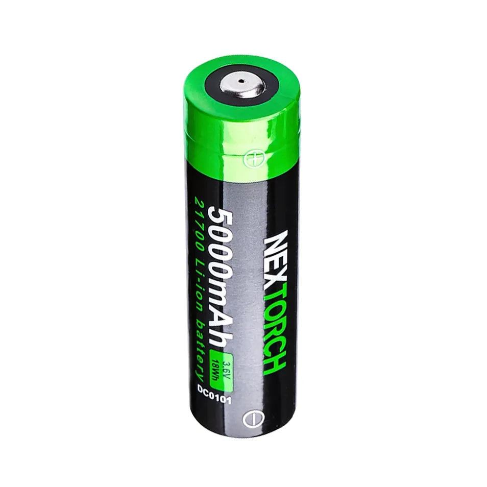 Batteria agli ioni di litio USB 21700 DC20045, 5.000 mAh con circuito di protezione incluso