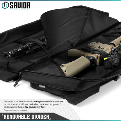 Borsa doppia per fucile Urban Warfare, 36", 42" e 46"