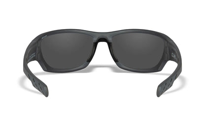Lenti WX CLIMB: CAPTIVATE™ Polarized blu specchiate, Montatura: grigio opaco