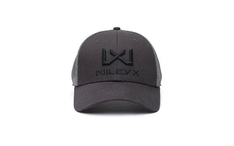 Cappellino da camionista grigio scuro nero WX/Wiley X