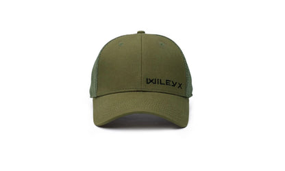 Cappellino da camionista verde oliva nero Wiley X 