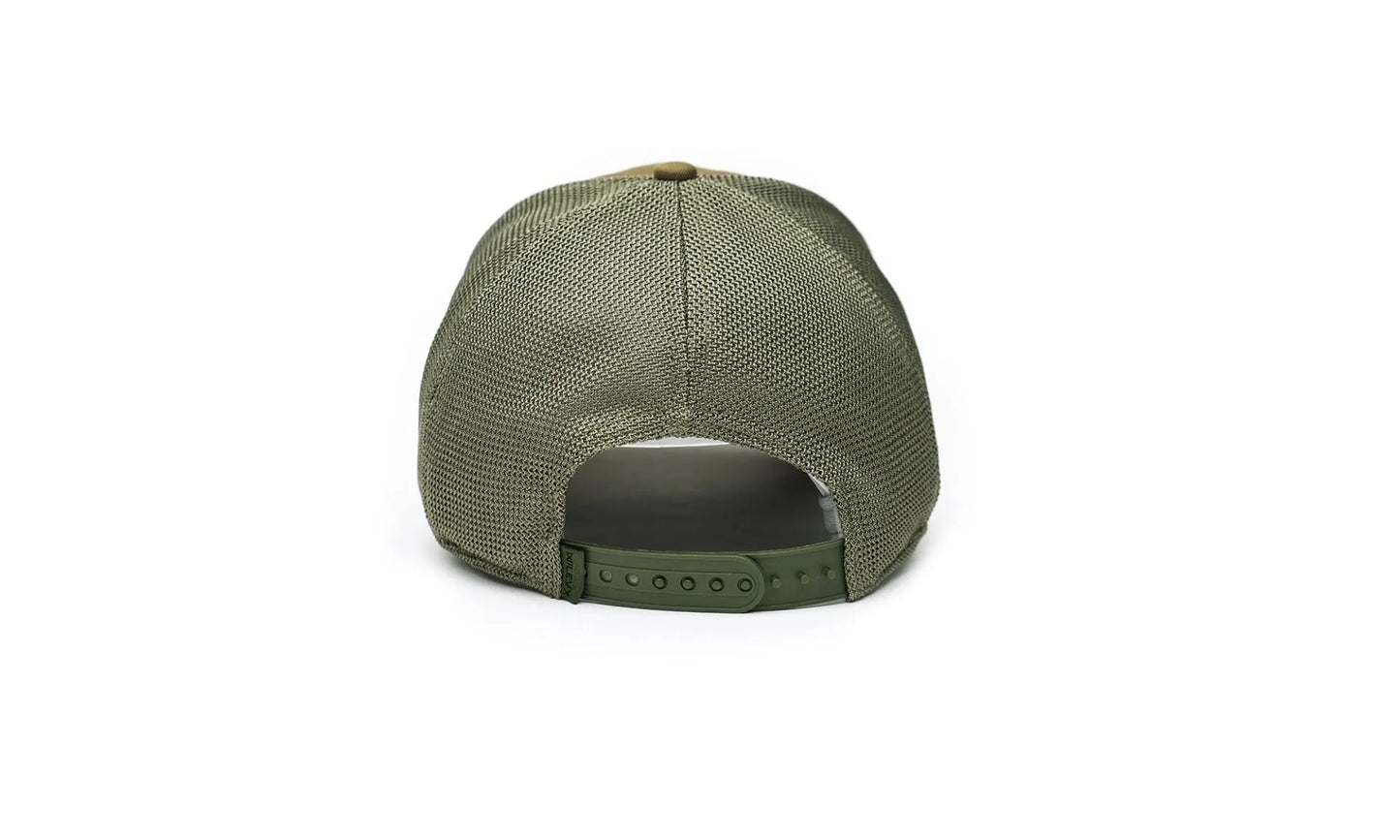Cappellino da camionista verde oliva nero Wiley X 