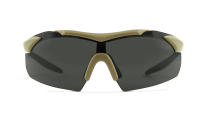 WX VAPOR 2.5 Visiere: grigio/trasparente/ruggine chiaro, montatura: marrone chiaro opaco